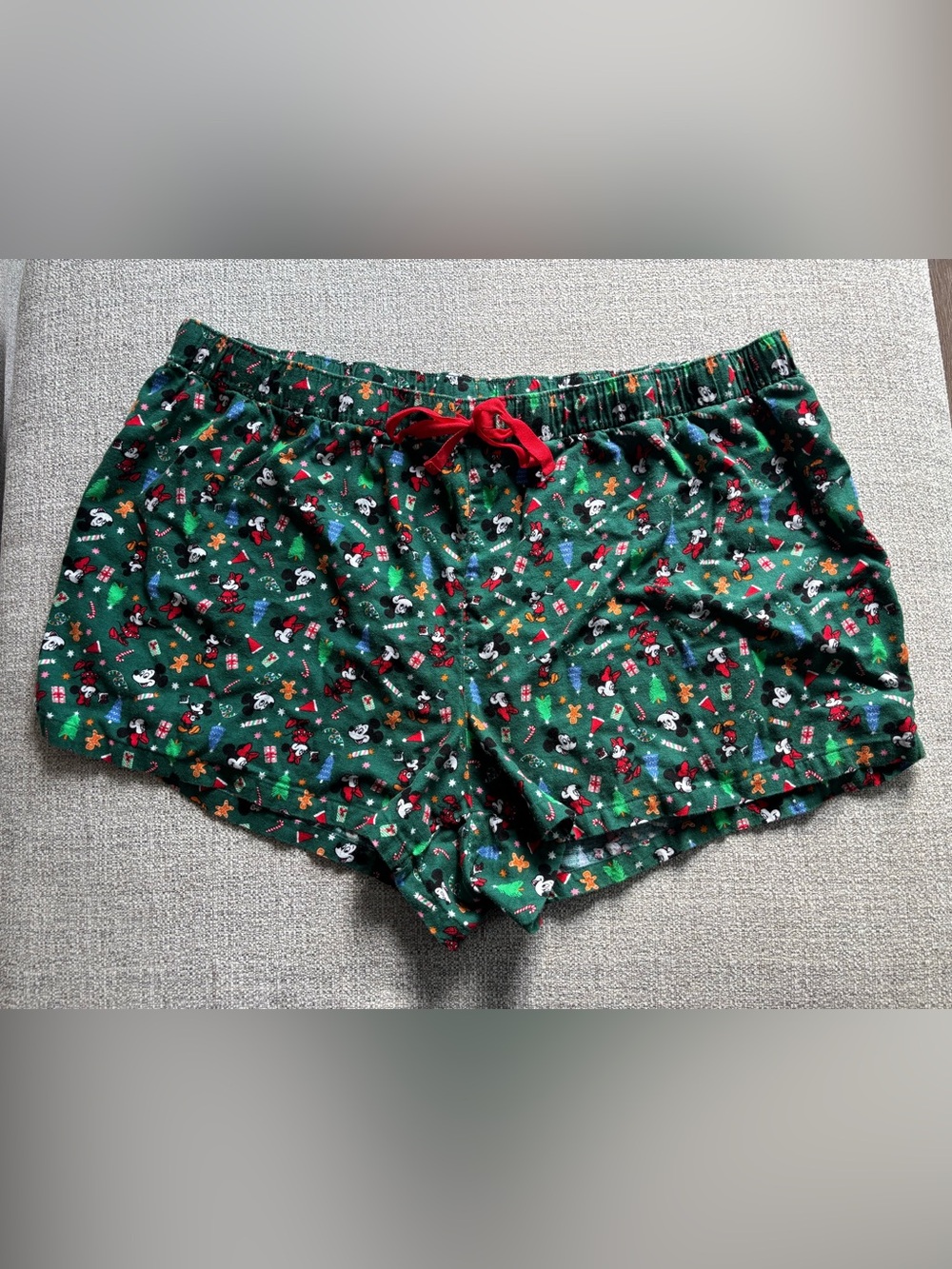 Old Navy X Disney Holiday Flannel Shorts